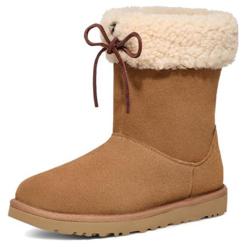 UGG Sarissa Shearling Short Boot 'Chestnut'